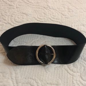 Dolce & Gabbana patent-leather belt.